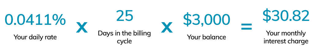 how to calculate apr monthly