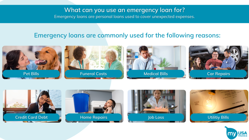 What can you use an emergency loan for?