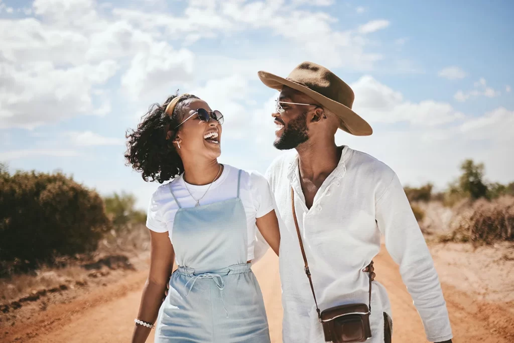 couple on vacation